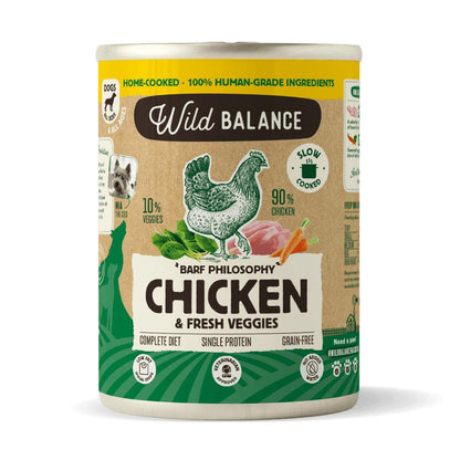 Wild Balance BARF Frango em Lata para Cães 400g