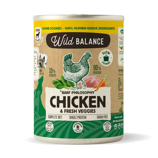 Wild Balance BARF Frango em Lata para Cães 400g