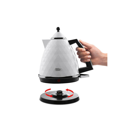 Hervidor De Agua Delonghi Brillante Kbj 2001.w 1,7 L Blanco 2000 W_3