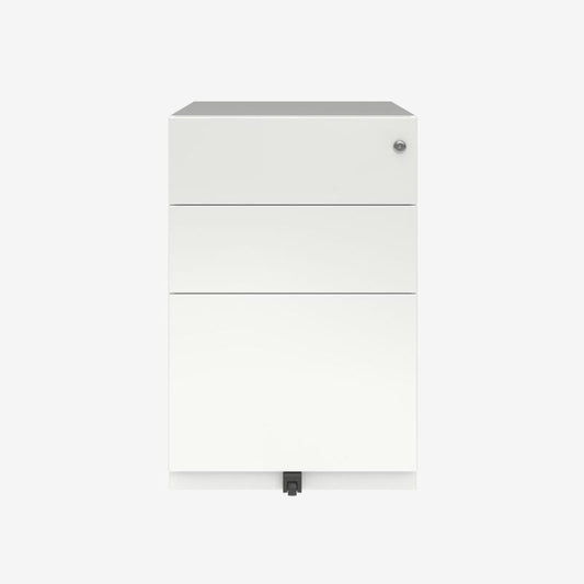Cajonera Note Bisley  2 Cajones Plano  Y Un Cajón Archivo Móvil 64,5h X30 Blanco_0
