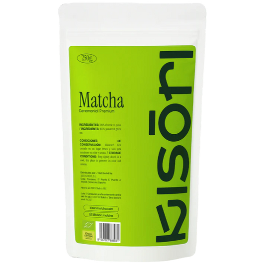 Kisori | Té Matcha Ceremonial Premium | Orgánico I 100% Natural I Sin Azúcar, Vegano I 250g_0