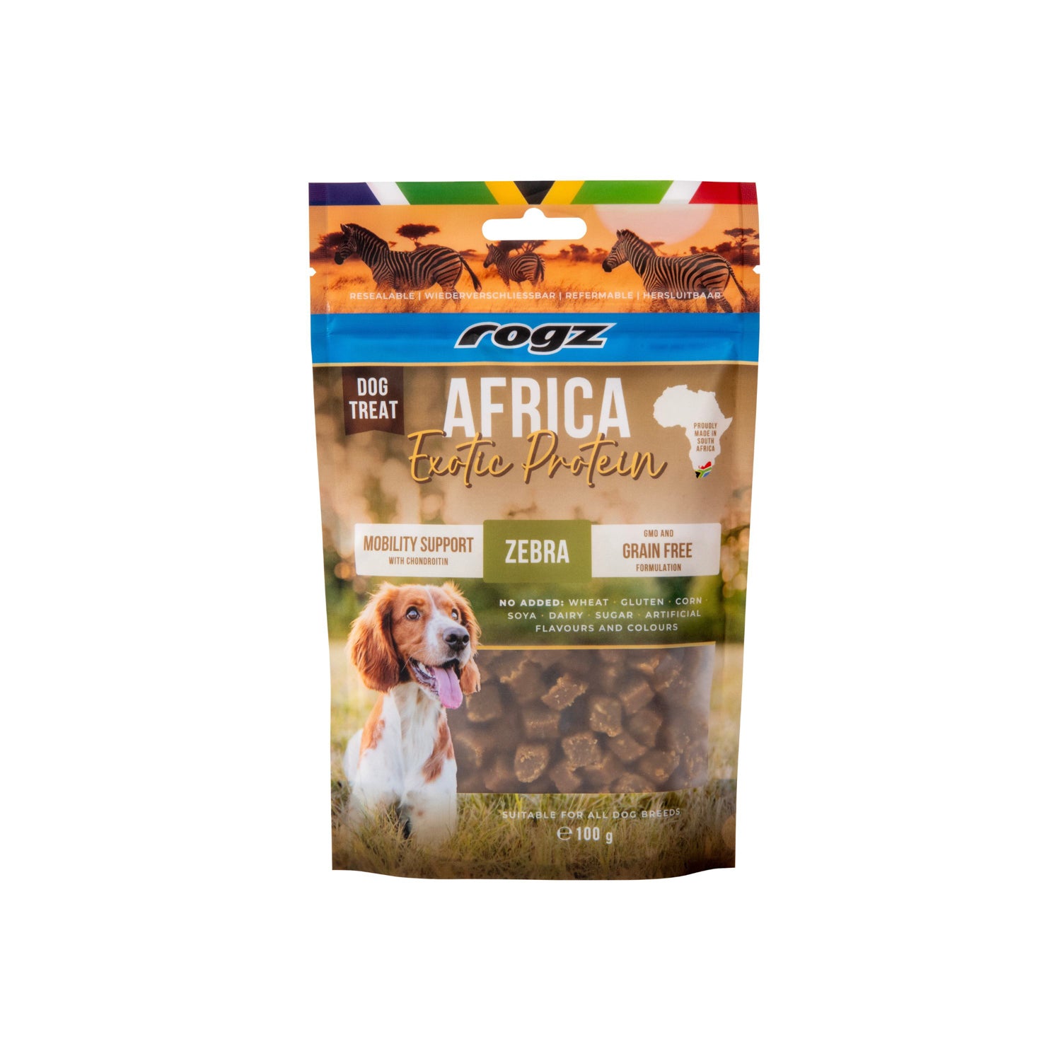 Rogz Snack Articular Para Perros De Cebra 6x100g Movilidad Y Articulaciones_1