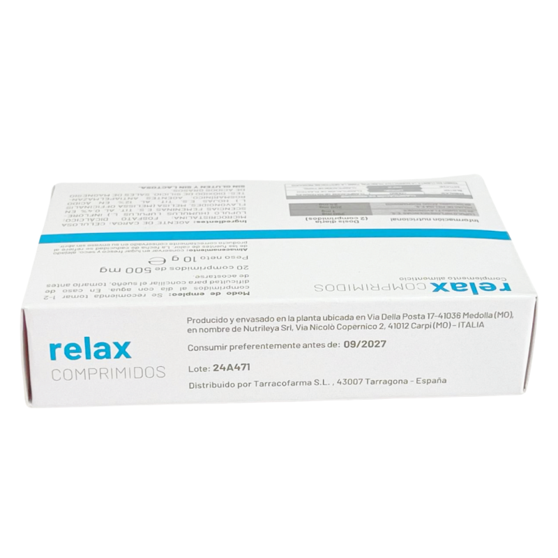 Relax Comprimidos – Alivio Natural Para La Ansiedad, El Estrés Y El Sueño_1