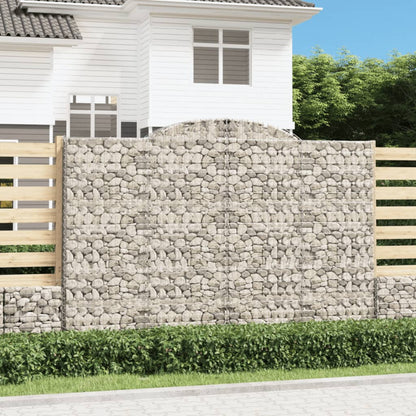 Cestas De Gaviones 6 Uds Forma De Arco Hierro 300x50x200/220 Cm_1