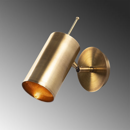 Aplique De Pared, Metal , Anticuario, 9x22x23, Casquillo E 27 Max 40 W