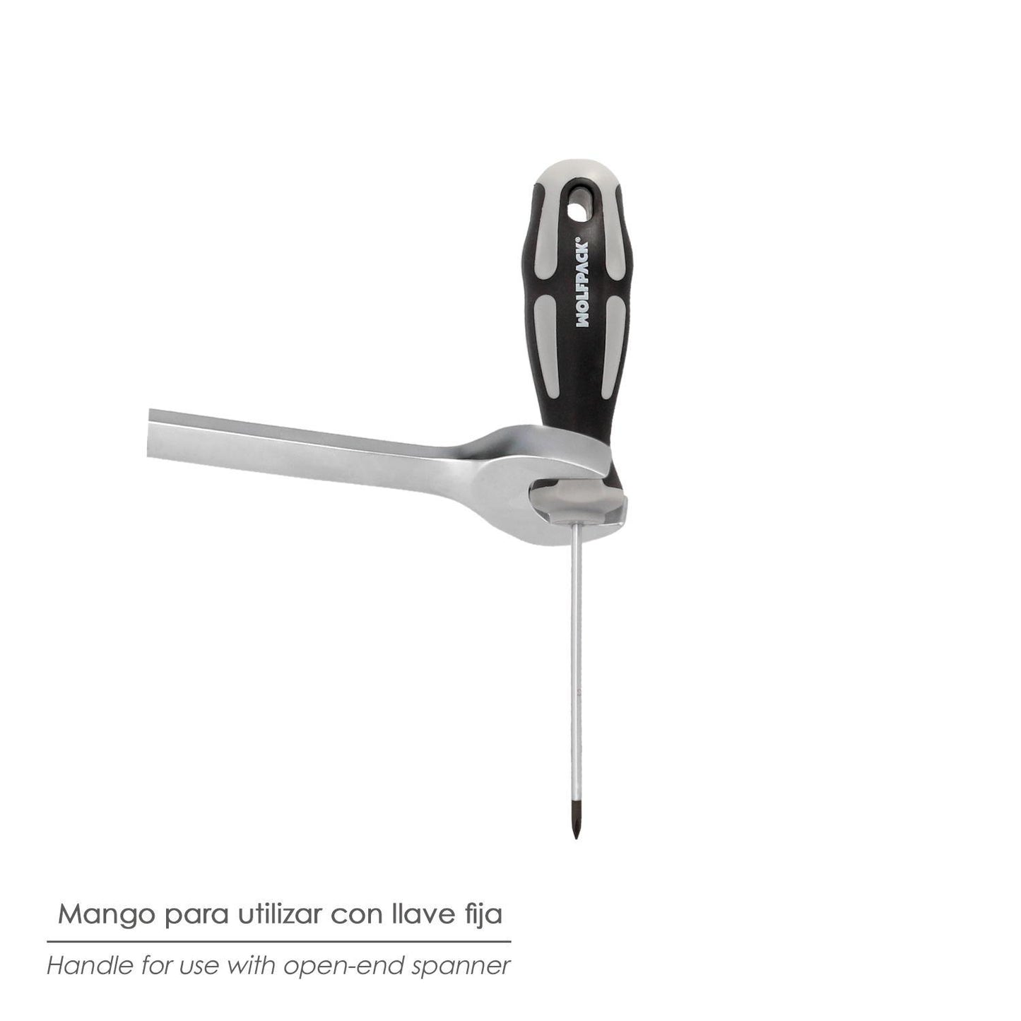 Destornillador Phillips Acero S2 Mango Tpr Bimaterial. Medida Ph 1 X Ø 5,0 X 100 Mm.  Din5262.