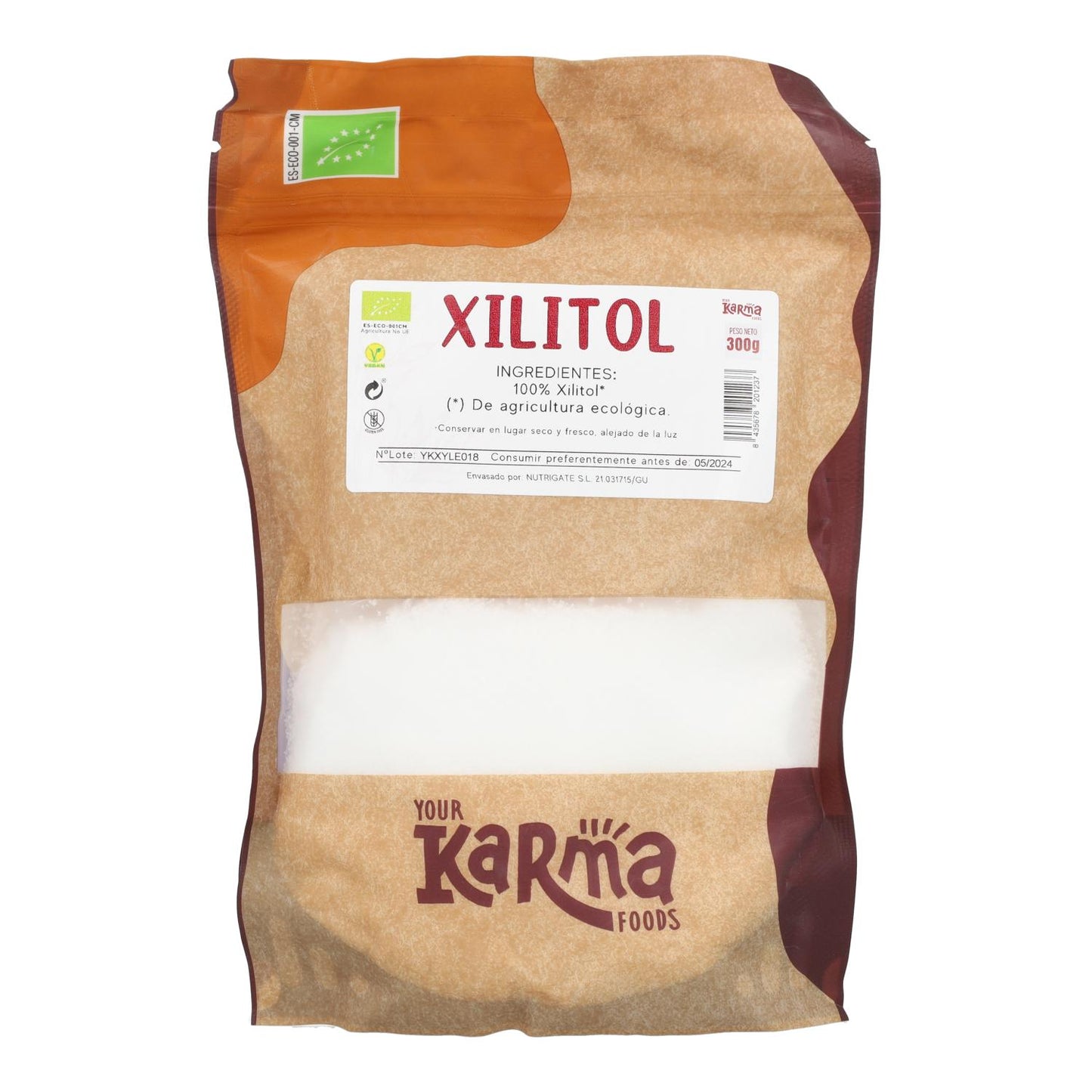 Xilitol (Açúcar de Bétula) 300g Bio Your Karma Foods