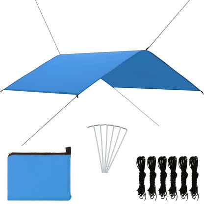 Vidaxl Toldo De Jardín Azul 4x4 M_0
