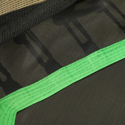 Homcom Cama Elástica Infantil De Jardín 122x111x190 Cm Carga 50 Kg Negro Y Verde_4