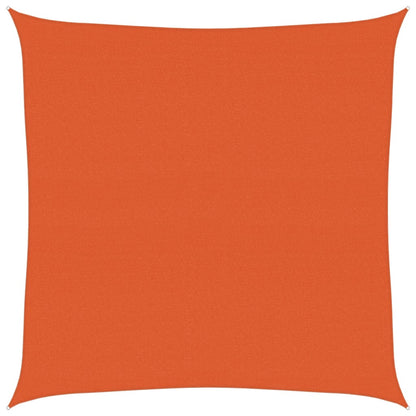 Toldo De Vela Cuadrado Hdpe Naranja 160 G/m² 5x5 M_0