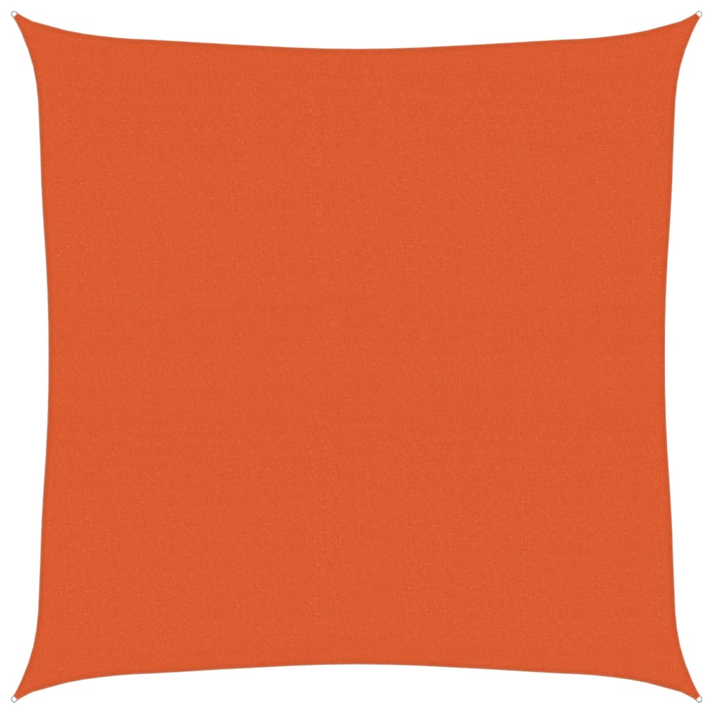 Toldo De Vela Cuadrado Hdpe Naranja 160 G/m² 6x6 M_0