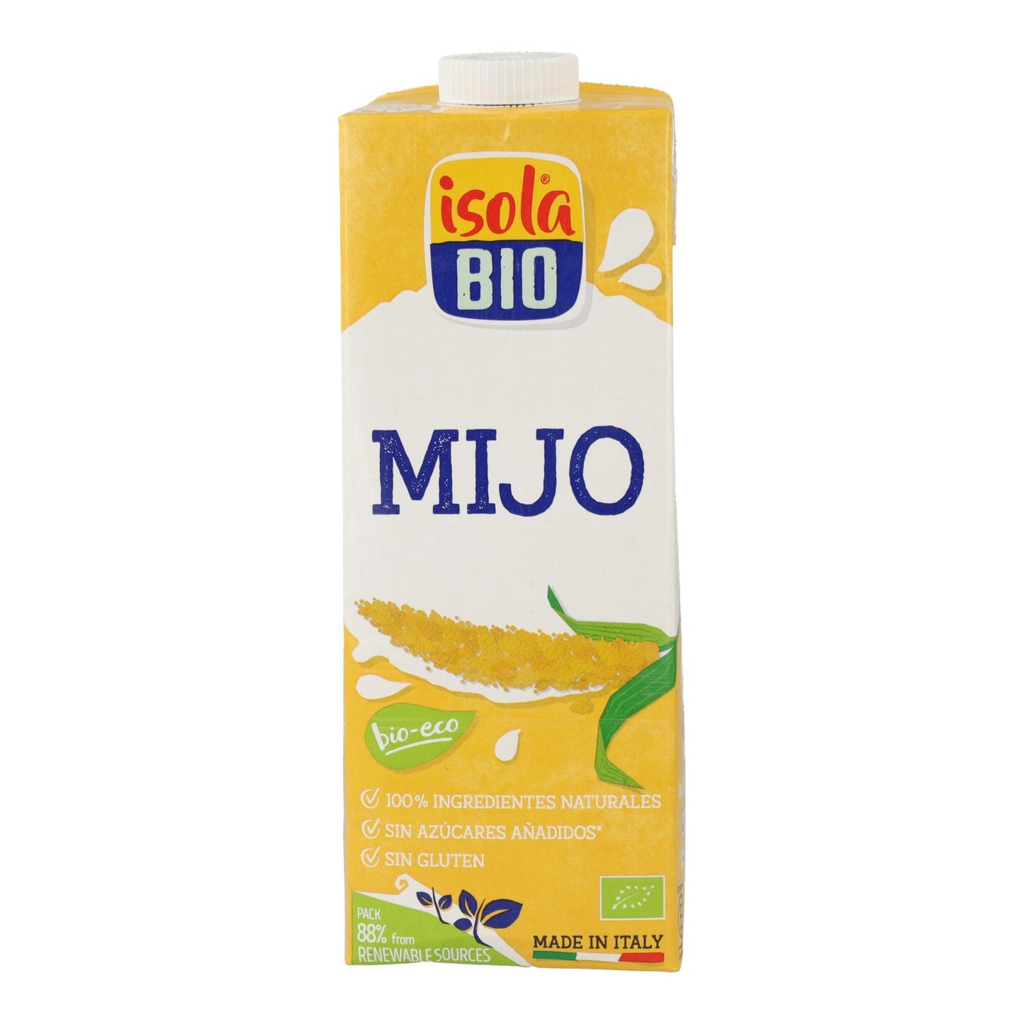 Pack 6L Bebida Orgânica de Milho Isola Bio