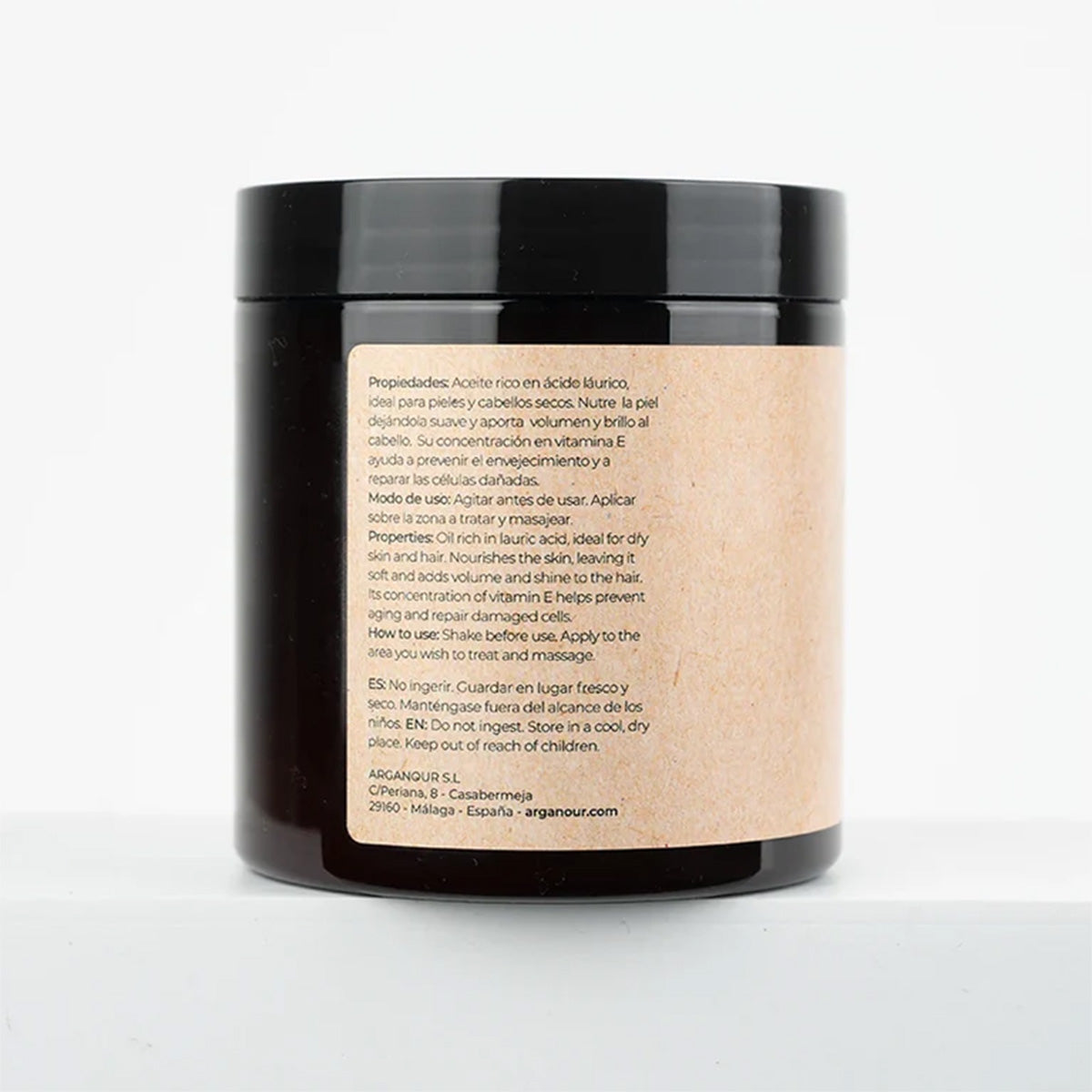 Arganour Óleo de Coco Biológico 100% Puro 250ml