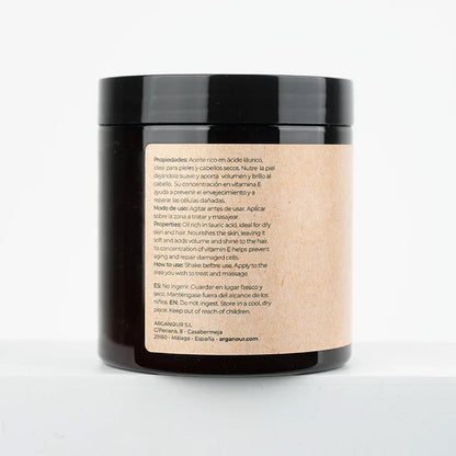 Arganour Óleo de Coco Biológico 100% Puro 250ml