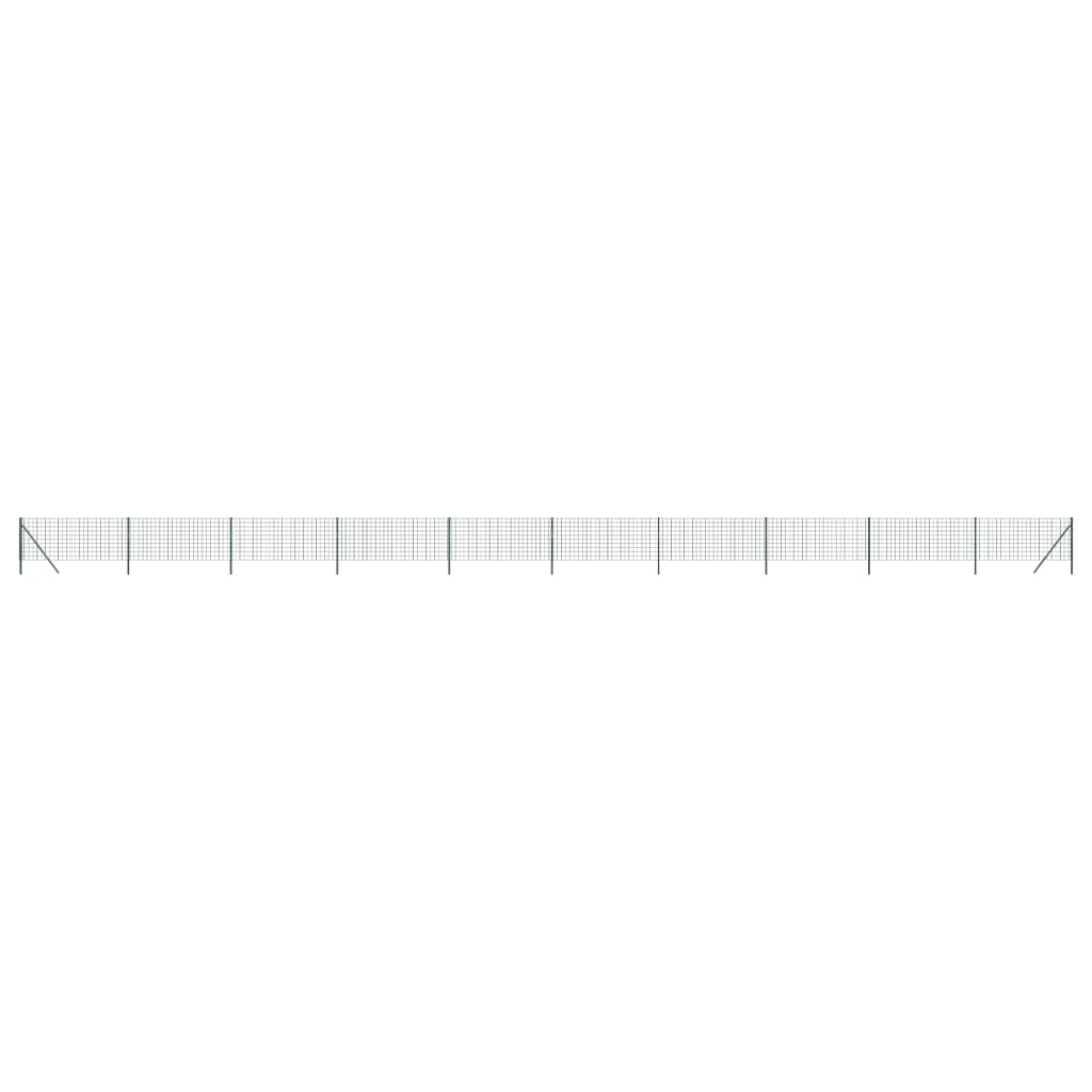 Cerca De Alambre De Acero Galvanizado Verde 1x25 M / Vetonek_4
