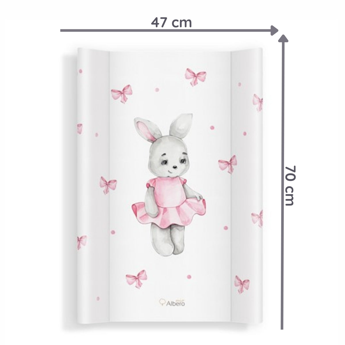 Cambiador Base Blanda Para Cómoda 70x47 Ballerina_3
