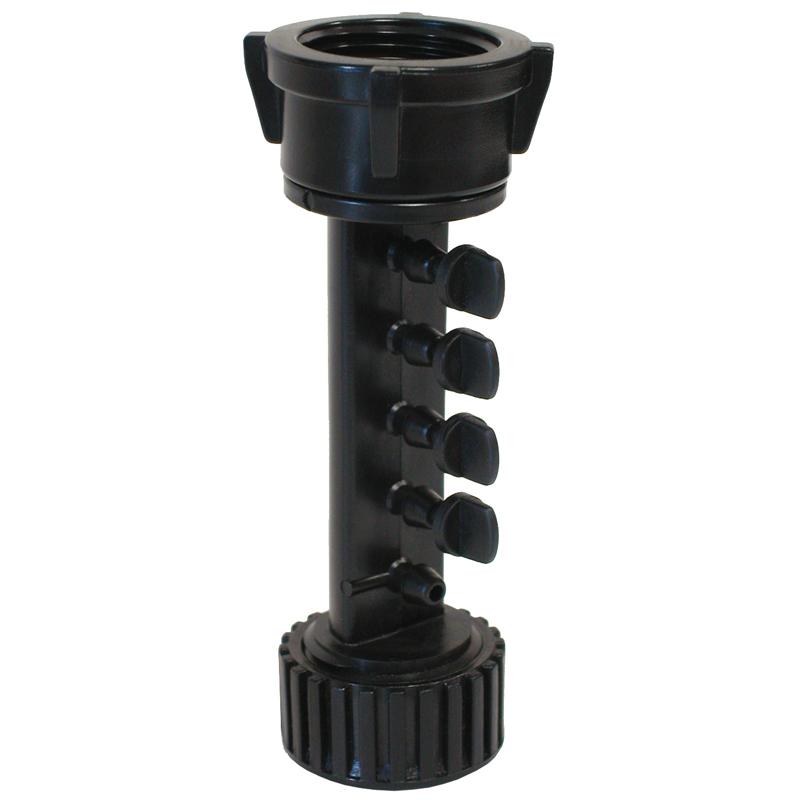 Tê coletor rosca fêmea com 5 saídas independentes 3/4
