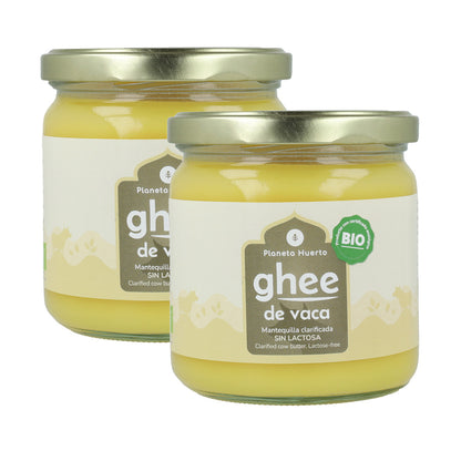 Embalagem de 2 Manteigas Clarificadas Ghee ECO Planeta Huerto 350 gr