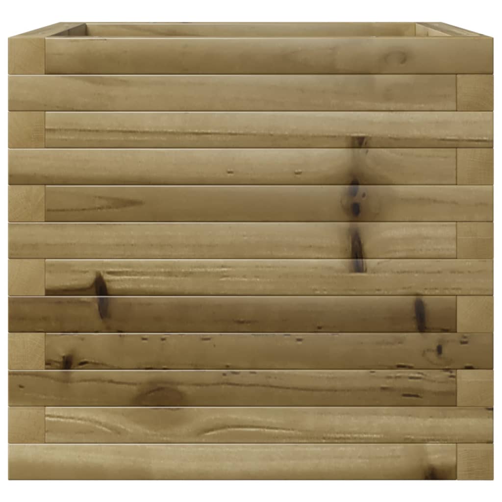 Jardinera De Madera De Pino Impregnada 50x50x45,5 Cm_5