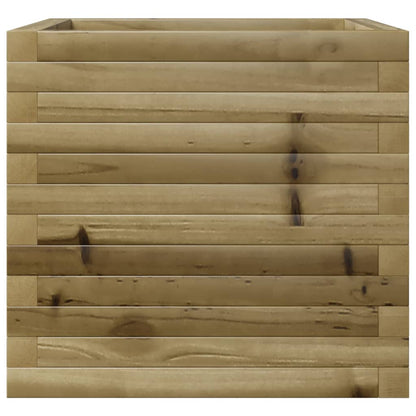 Jardinera De Madera De Pino Impregnada 50x50x45,5 Cm_5