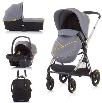 Carrito De Bebé Trío Elite Hasta 22 Kg Platinum_0