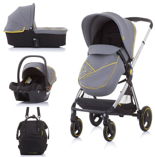 Carrito De Bebé Trío Elite Hasta 22 Kg Platinum_0