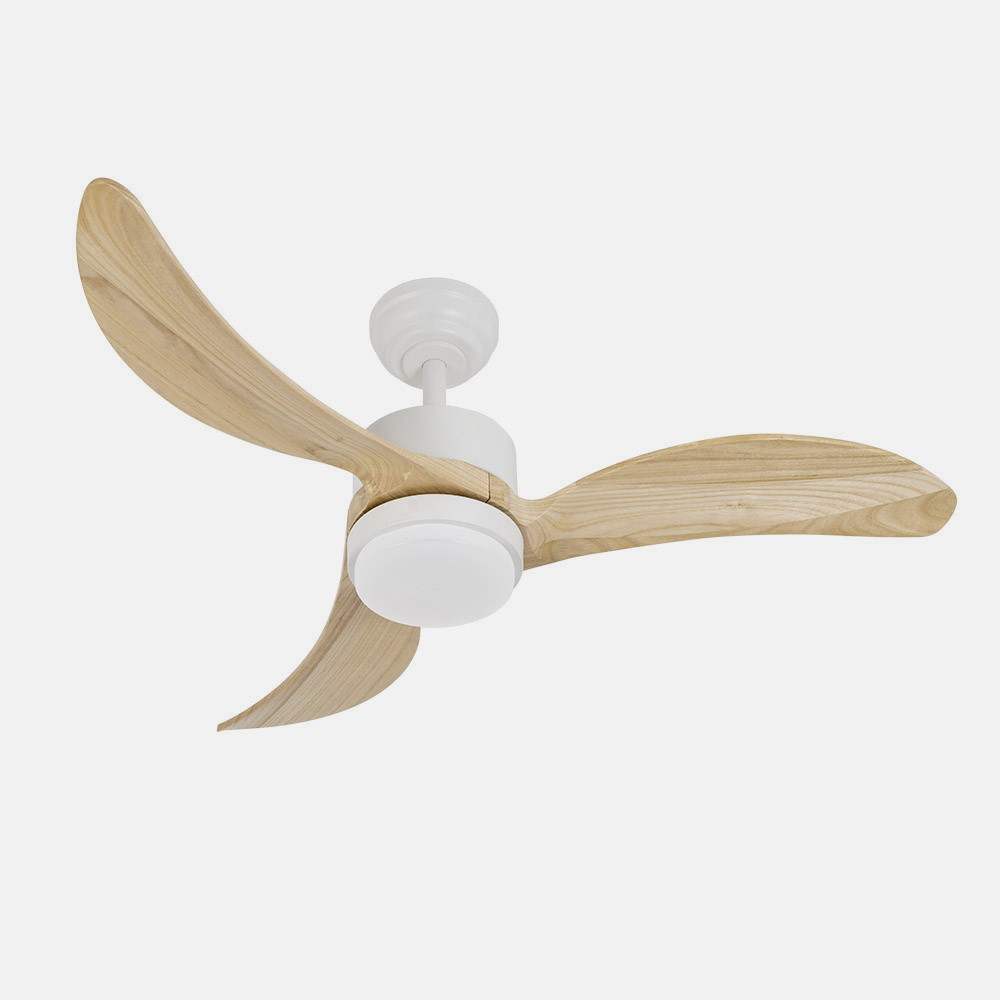 Ventilador Dc Bembezar 24w Blanco 3 Aspas Haya 107d 2424lm 3000-6500k C/remoto, Reg. Intensidad, Timer, Mem._2