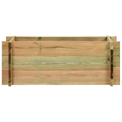 Cama Elevada De Verduras Para Jardín Verde 120 X 80 X 32 Cm_0