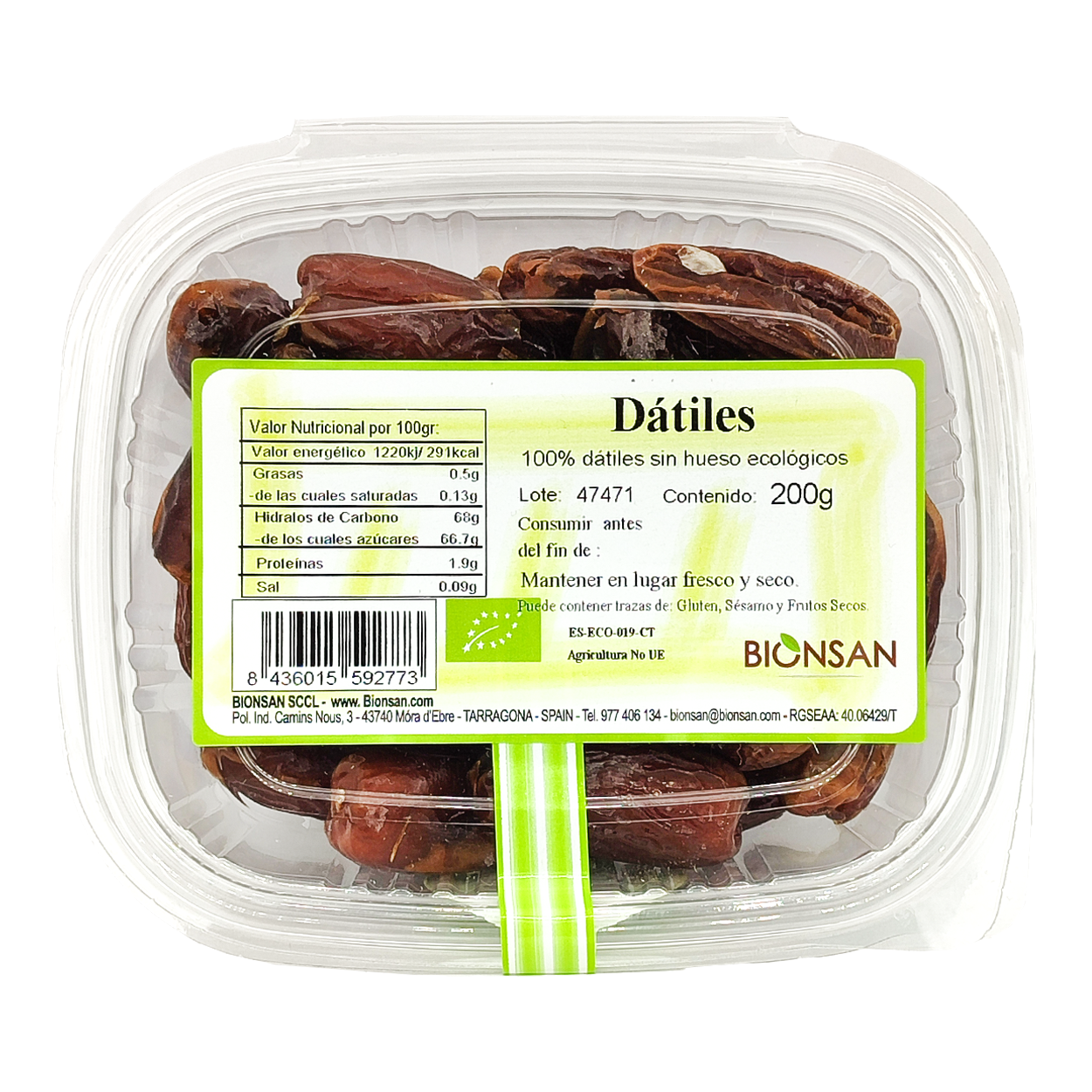 Dátiles Sin Hueso Eco Bionsan 200gr_0