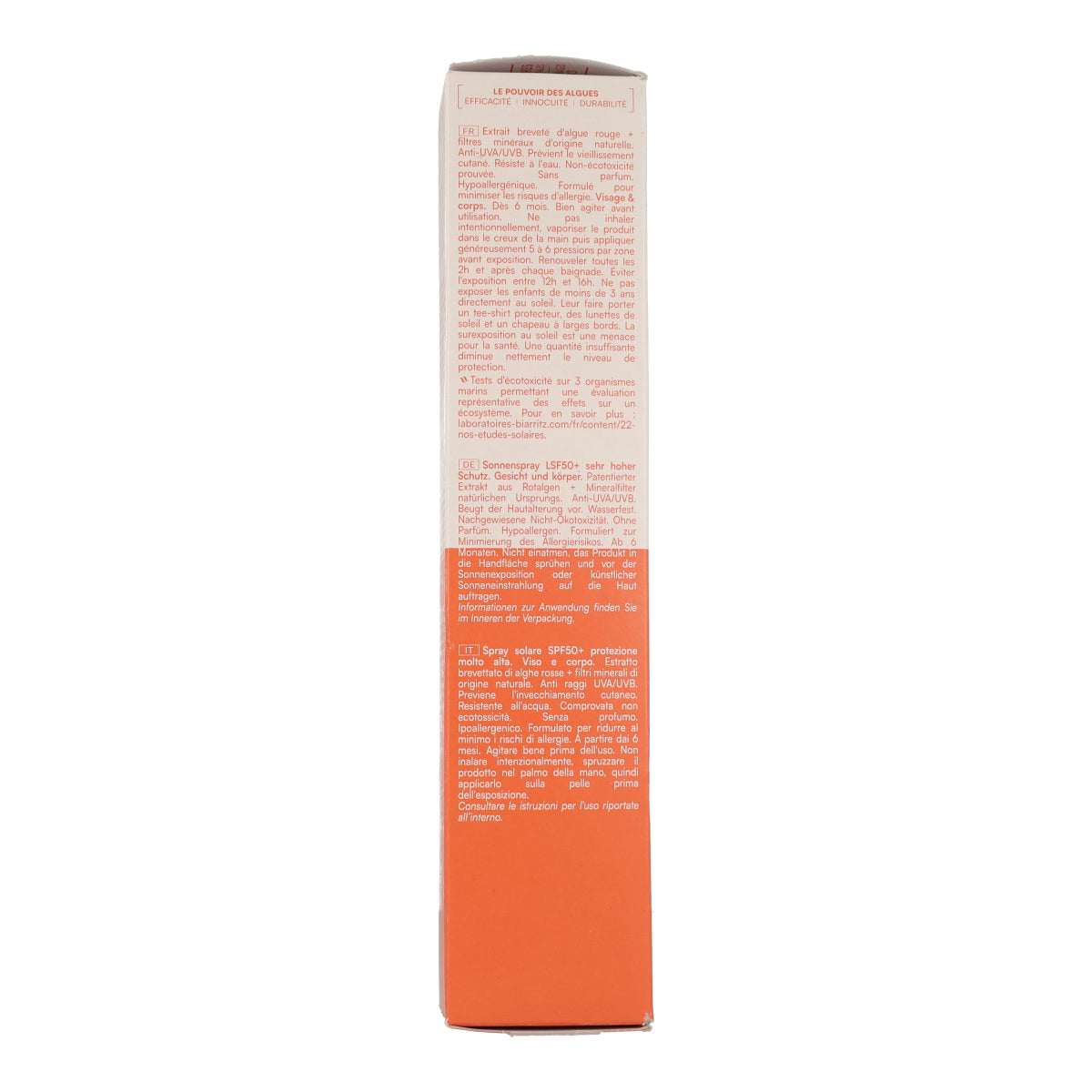 Spray solar cara & cuerpo spf 50+ Biarritz 150 ml