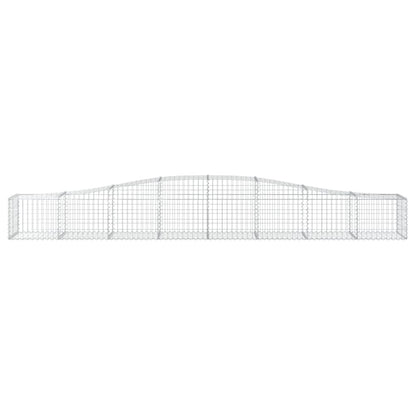 Cestas De Gaviones 6 Uds Forma De Arco Hierro 400x50x40/60 Cm_3
