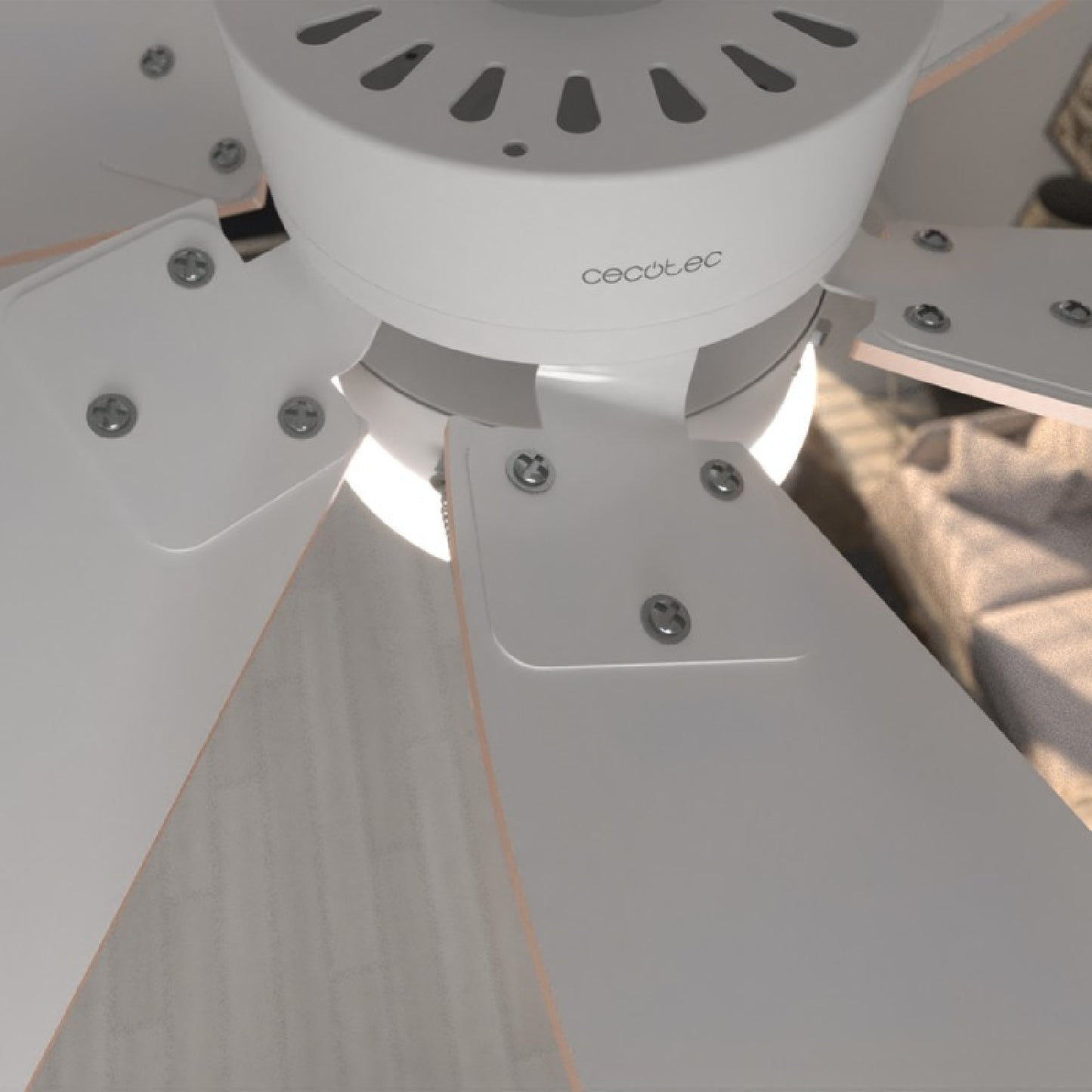 Cecotec Ventilador De Techo Con Luz Energysilence Aero 3600 Vision Orange_3