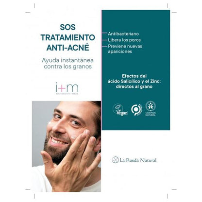 Tratamento anti-acne com zinco e ácido salicílico 15 ml