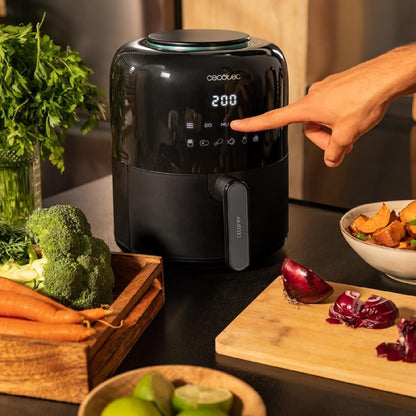 Freidora Sin Aceite De 2,5 L De Aire Caliente Cecofry Pixel 2500 Touch. 1200w, Dietética, Táctil Y Compacta, Temporizador, Control Temperatura, Tecn_2