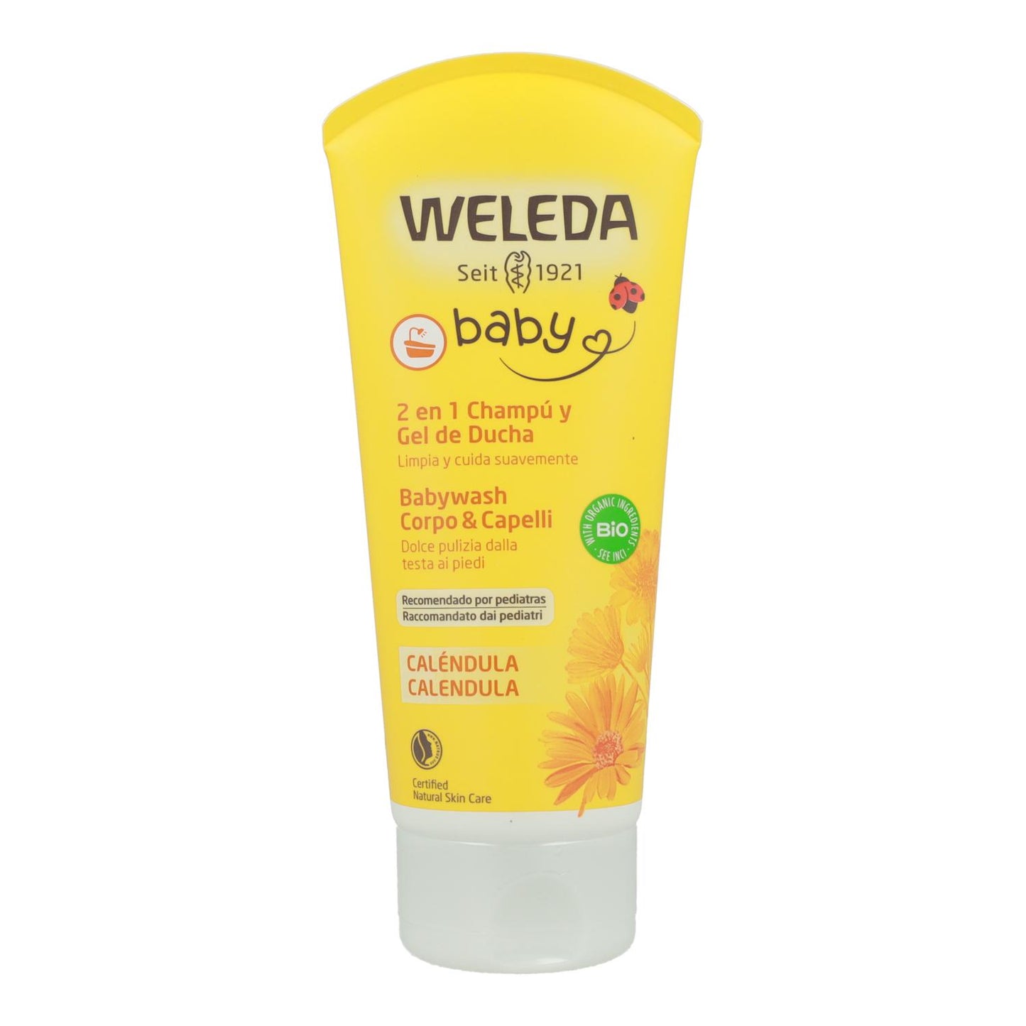Champô e Gel de Banho Weleda Calendula Baby 200 ml