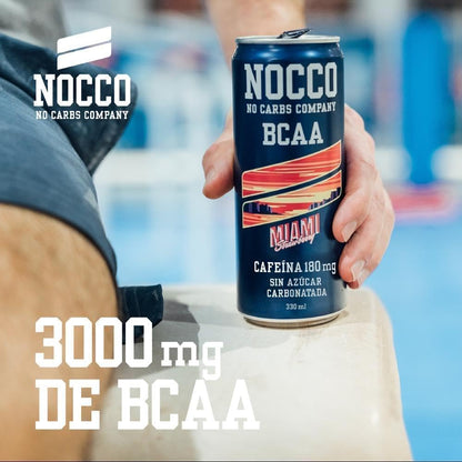 Bebida Energética Bcaa Miami Fresa 330ml Nocco_2