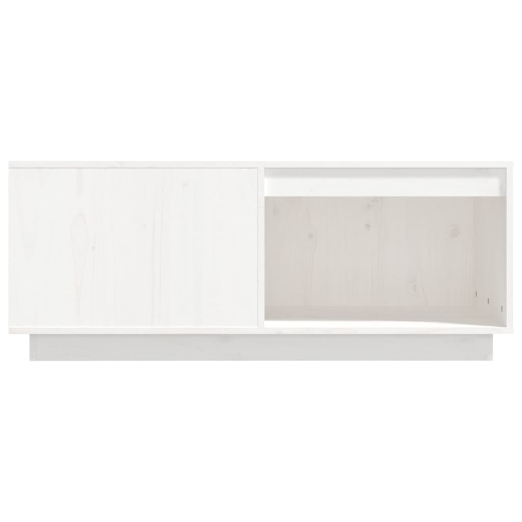 Mesa De Centro Madera Maciza De Pino Blanco 100x101x40,5 Cm_3