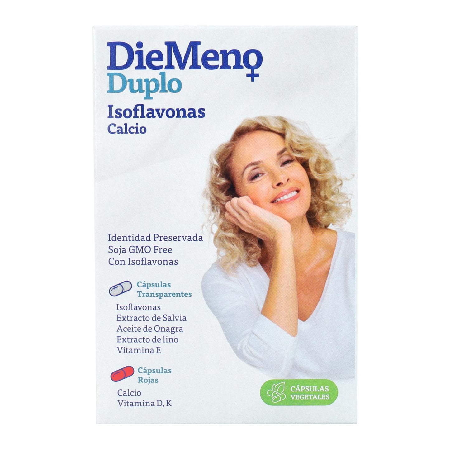 Diemeno Duplo 30 cápsulas transparentes + 30 vermelhas