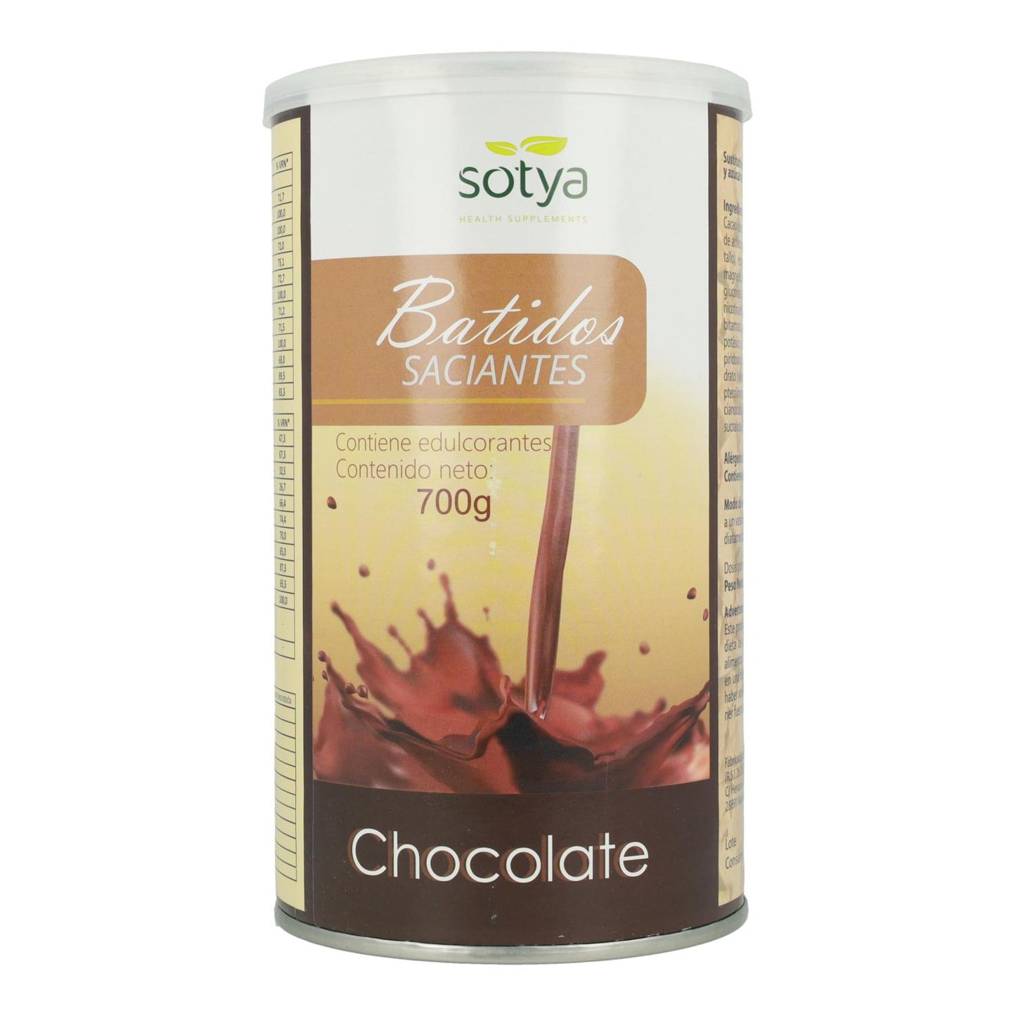 Sotya Batido Saciado de Chocolate, 700 g