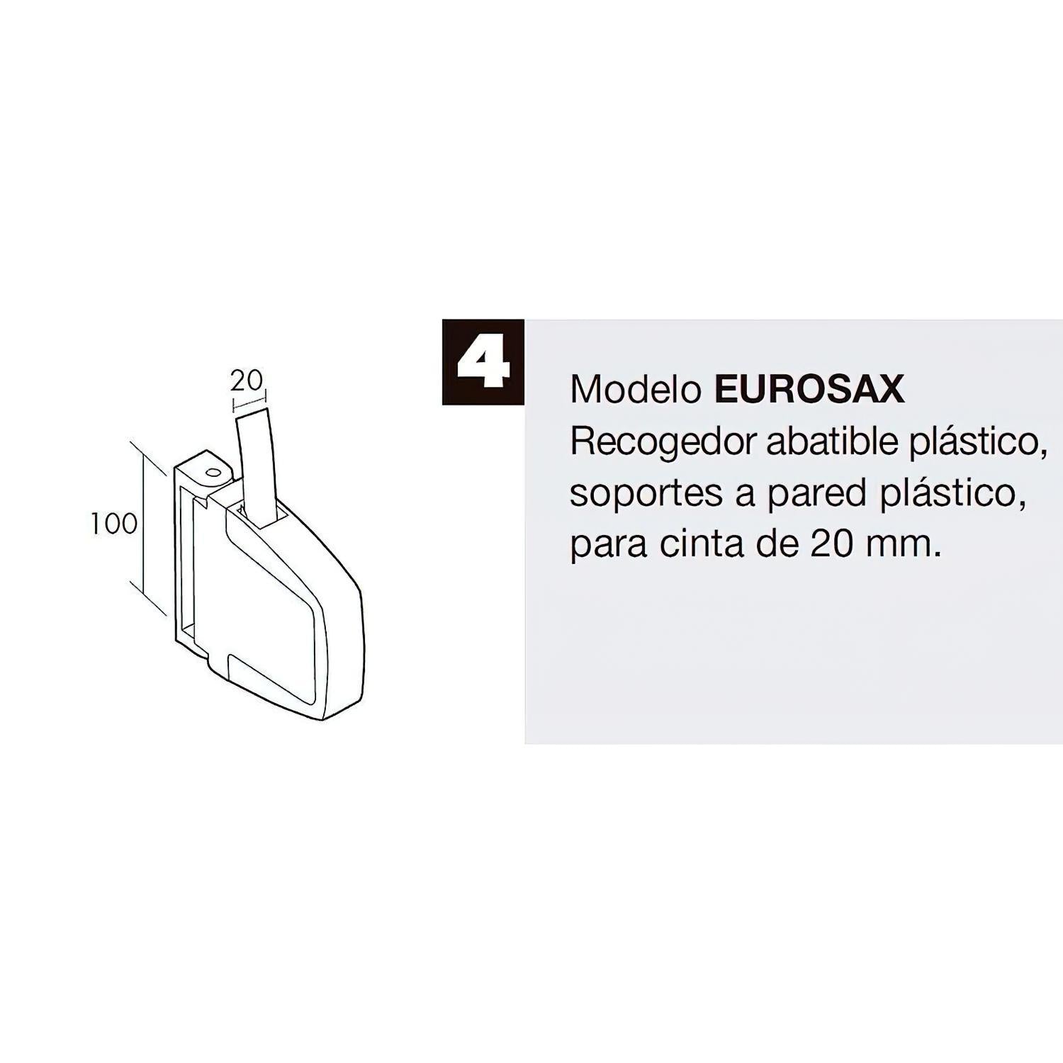 Recogedor Persiana Abatible Eurosax C-22 Blanco_1