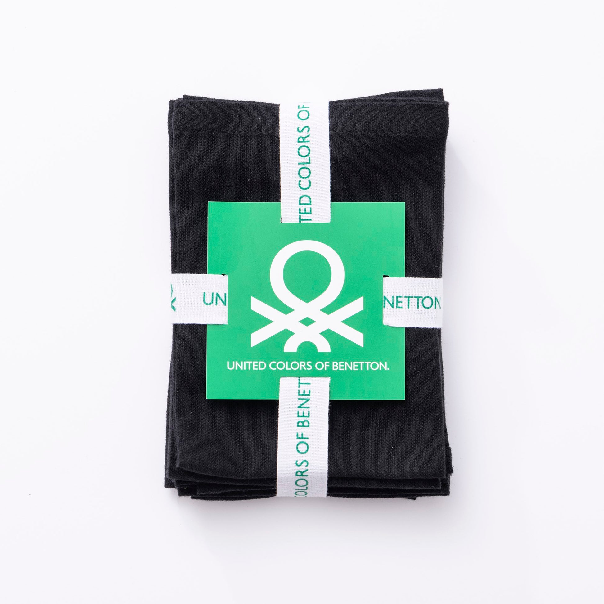 Set 4pzs Servilleta 40x40cm 100% Algodon 190gsm Negros Benetton_4