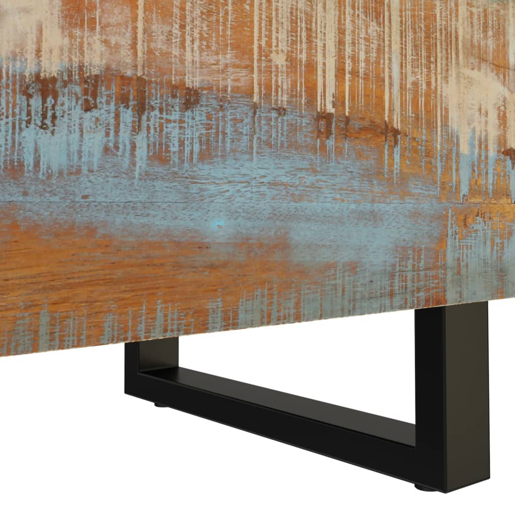 Mesitas De Noche 2 Uds De Madera Maciza Reciclada 40x33x46 Cm_4