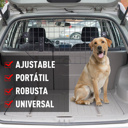 Pawhut Rejilla Separador Perro Coche Extensible Reja De Seguridad Barrera_5