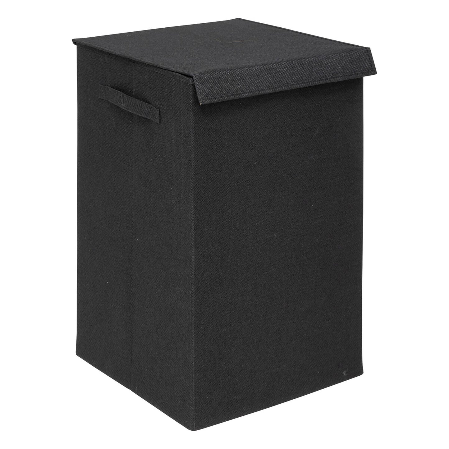 Cesta De Ropa Colors 74l Mdf Y Poliéster Negro Kohl_0