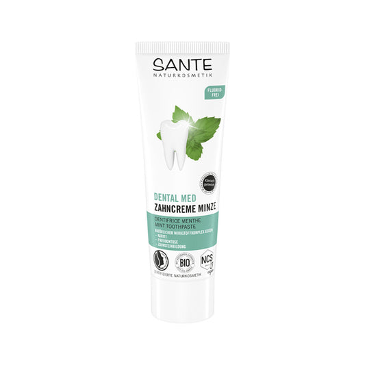 Pasta de dentes de menta sem flúor Sante 75 ml