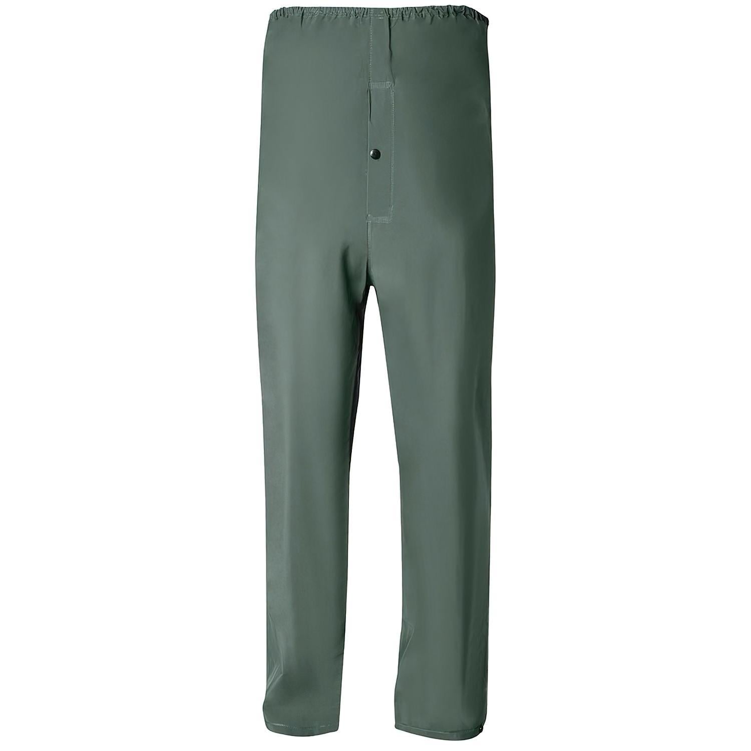 Traje De Agua Impermeable Verde Pvc         Talla 8-xl_3