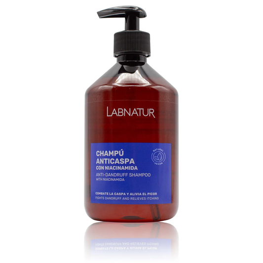 Champú Anticaspa Niacinamida Labnatur 500 ml | Cuidado del Cuero Cabelludo | Limpieza Capilar_0