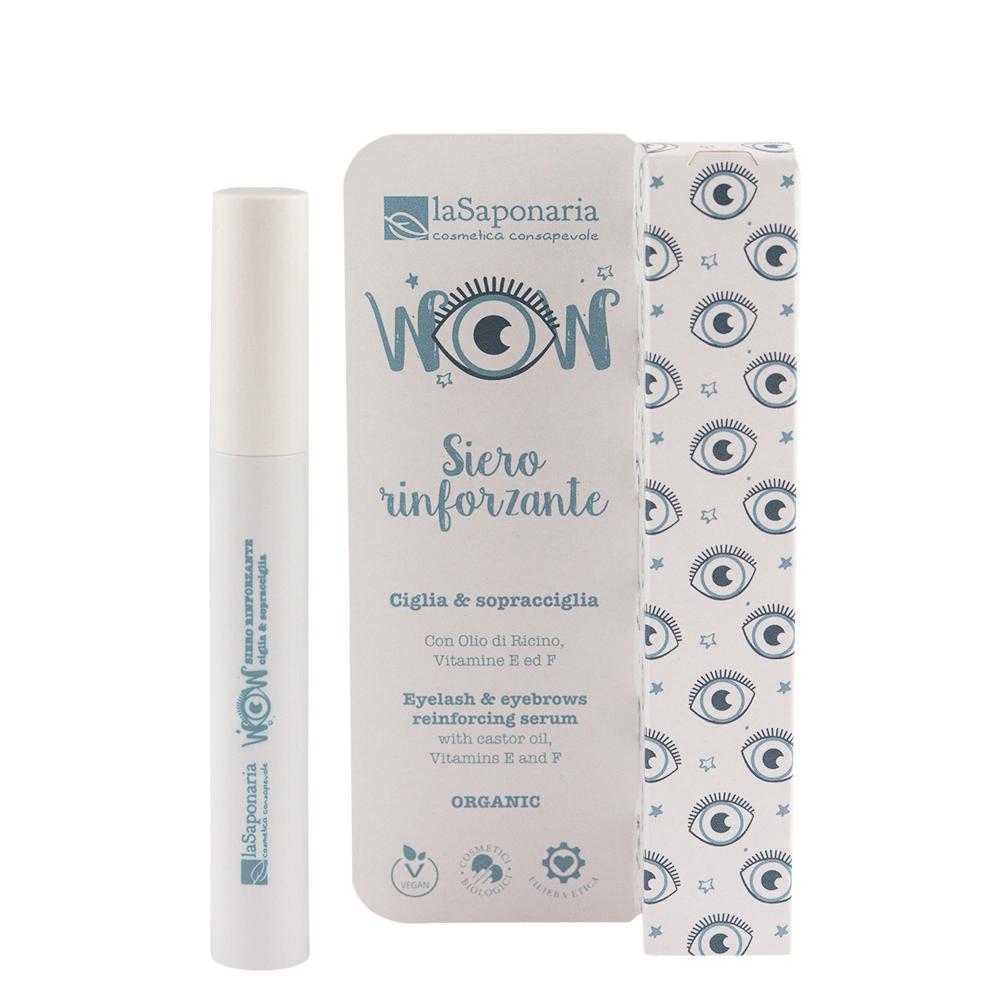WOW LaSaponaria Sérum Fortalecedor para Pestanas e Sobrancelhas 10ml