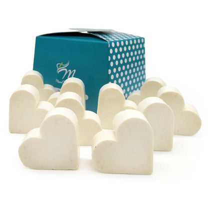 80 Jabones Aromáticos Con Forma De Corazón - Detalle Para Invitados De Eventos - Jabón Glicerina Con Aroma A Coco_5