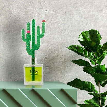 Difusor de Varillas Cactus Raíz de Angélica 90 ml | Aroma Herbal Intenso | Mikado Decorativo | Ambiente Equilibrante_1